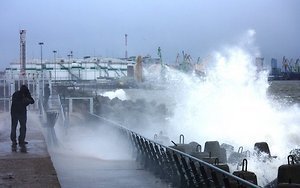 На литовское взморье обрушился ураган На литовское взморье обрушился ураган